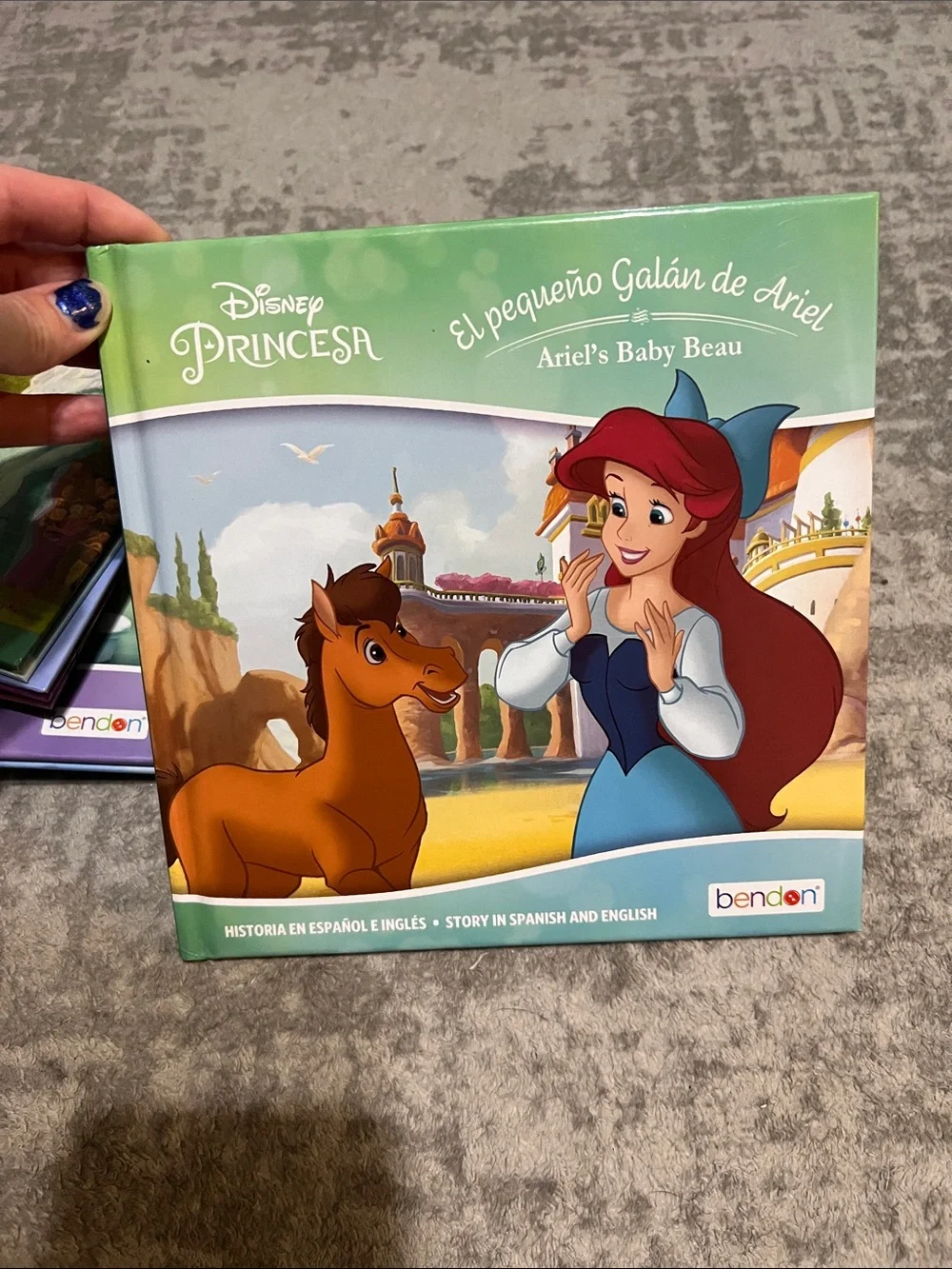 Bundle of 9 bendon hardcover Disney princess books.